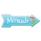 Signmission Mermaids Arrow Decal Funny Home Decor 18in Wide D-A-999748 - alternate 1